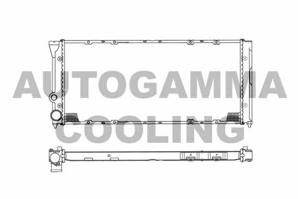 Autogamma 102380 Radiator, engine cooling 102380
