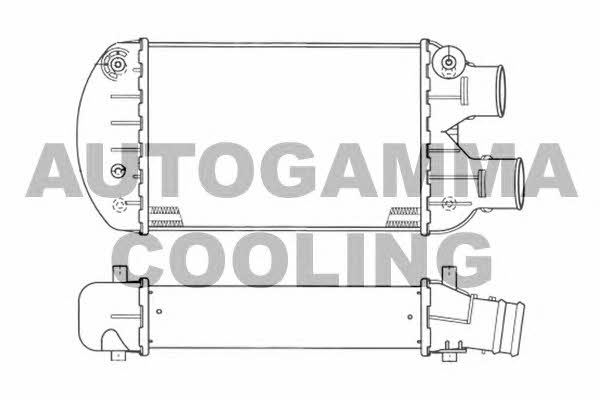 Autogamma 102389 Intercooler, charger 102389