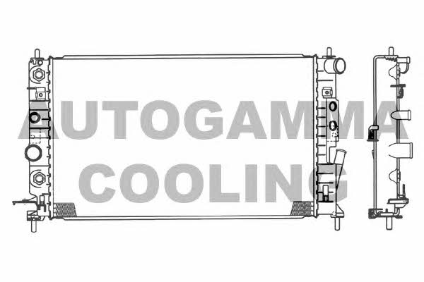 Autogamma 102415 Radiator, engine cooling 102415