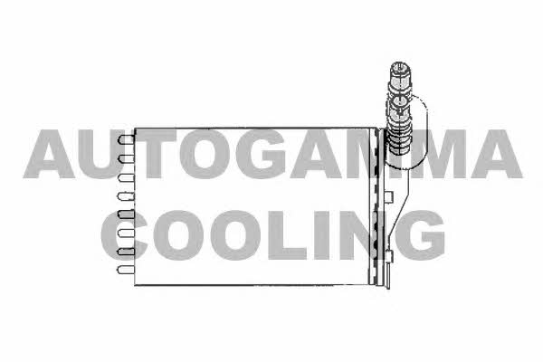Autogamma 102416 Heat exchanger, interior heating 102416