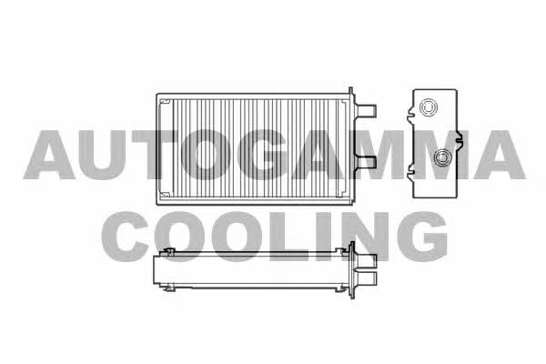 Autogamma 102425 Heat exchanger, interior heating 102425