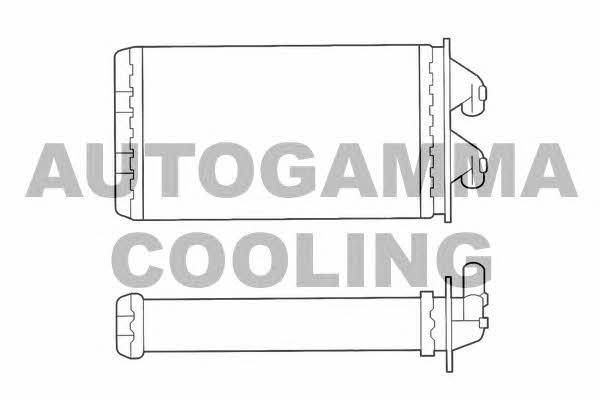 Autogamma 102430 Heat exchanger, interior heating 102430