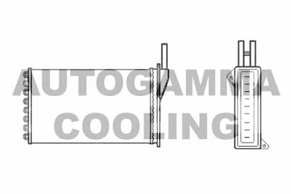 Autogamma 102440 Heat exchanger, interior heating 102440