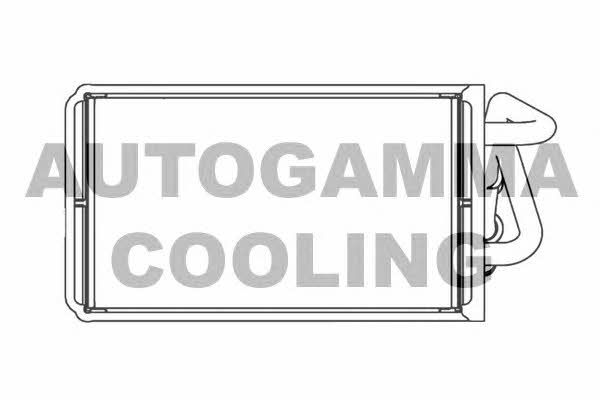 Autogamma 102443 Heat exchanger, interior heating 102443