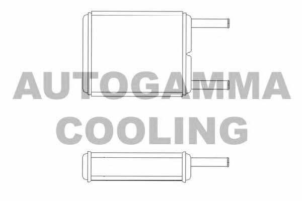 Autogamma 102449 Heat exchanger, interior heating 102449