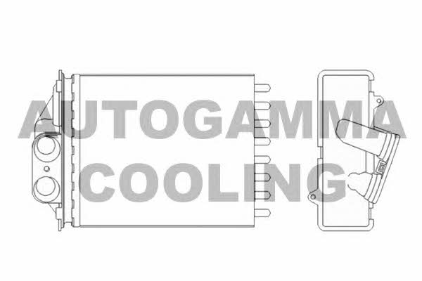 Autogamma 104804 Heat exchanger, interior heating 104804