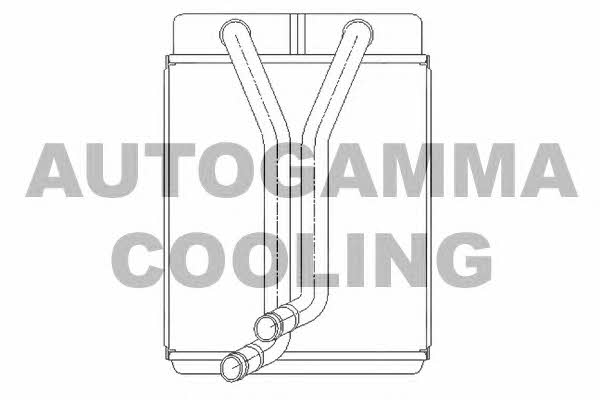 Autogamma 104813 Heat exchanger, interior heating 104813