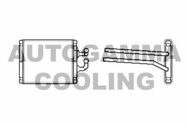 Autogamma 104814 Heat exchanger, interior heating 104814