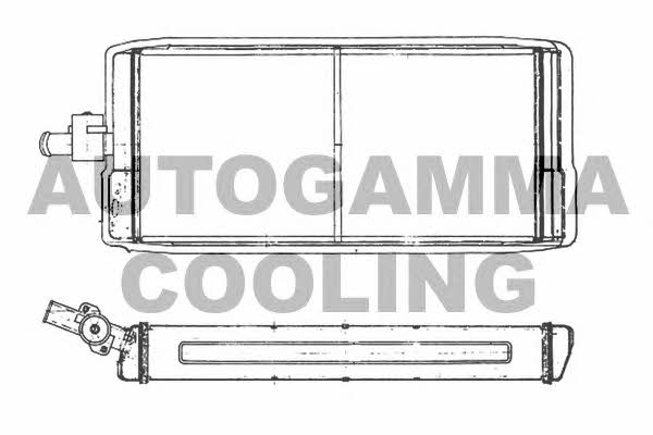 Autogamma 104816 Heat exchanger, interior heating 104816