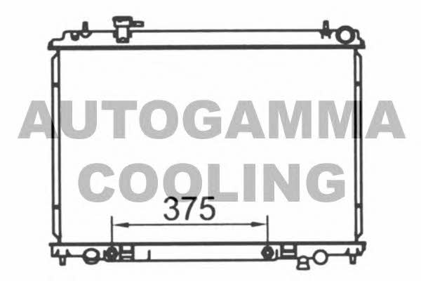 Autogamma 104858 Radiator, engine cooling 104858