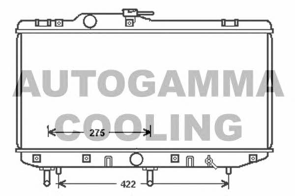 Autogamma 104869 Radiator, engine cooling 104869