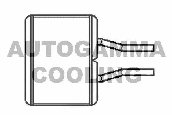 Autogamma 104879 Heat exchanger, interior heating 104879