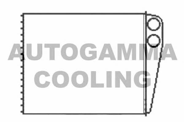 Autogamma 104880 Heat exchanger, interior heating 104880