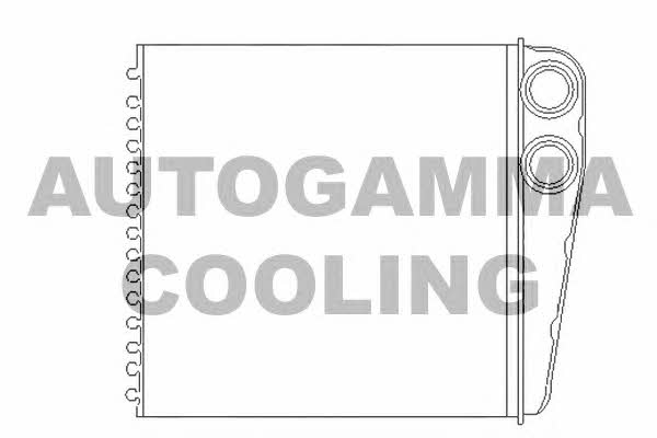 Autogamma 104886 Heat exchanger, interior heating 104886