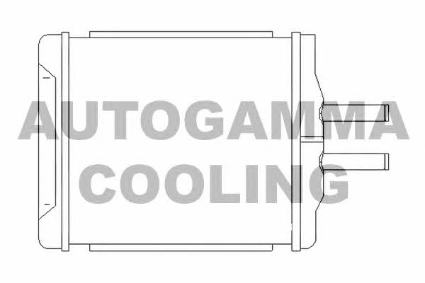 Autogamma 104937 Heat exchanger, interior heating 104937