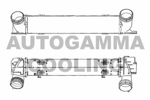 Autogamma 104938 Intercooler, charger 104938