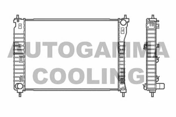Autogamma 105043 Radiator, engine cooling 105043