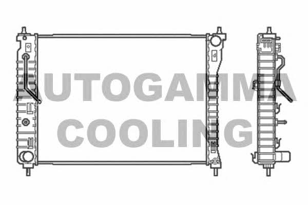Autogamma 105044 Radiator, engine cooling 105044