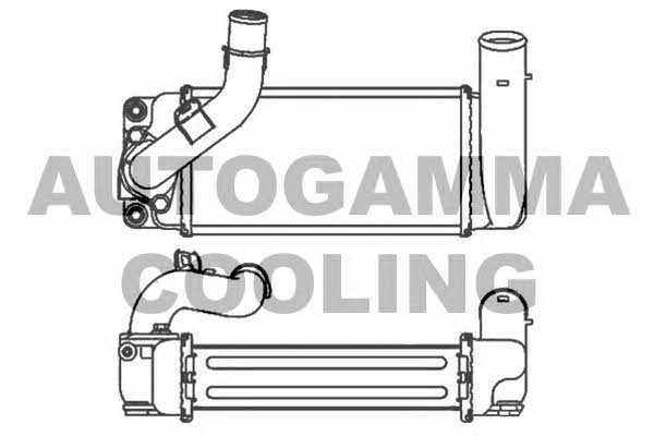 Autogamma 105068 Intercooler, charger 105068