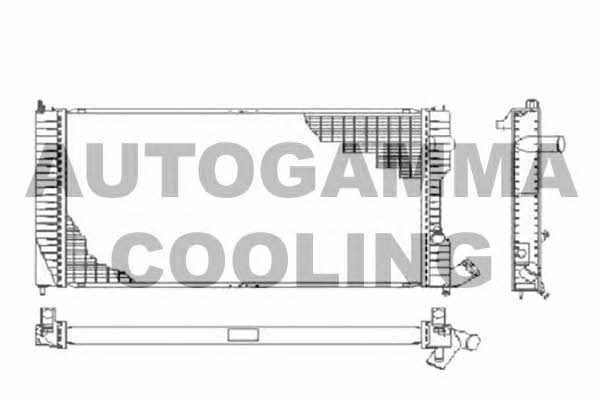 Autogamma 105088 Radiator, engine cooling 105088