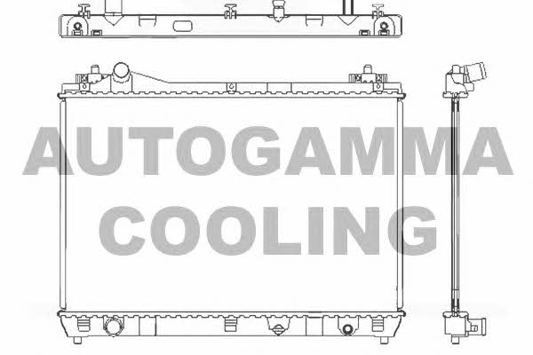 Autogamma 105103 Radiator, engine cooling 105103