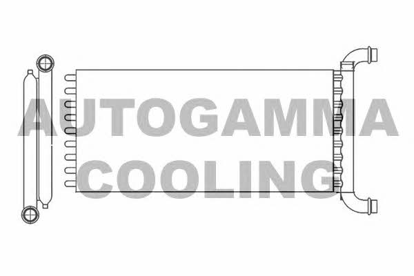 Autogamma 105104 Heat exchanger, interior heating 105104