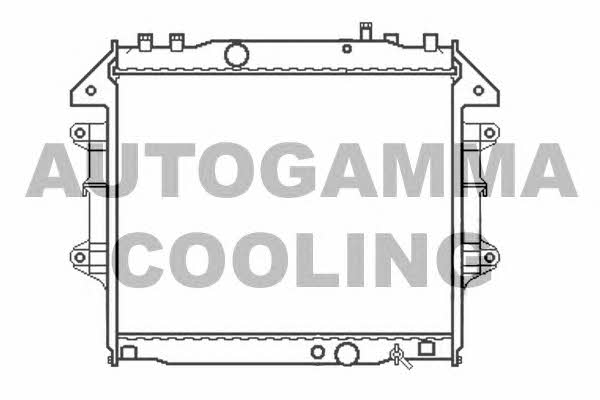 Autogamma 105113 Radiator, engine cooling 105113