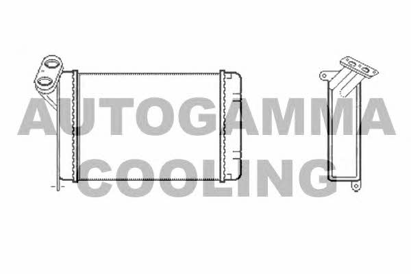 Autogamma 102537 Heat exchanger, interior heating 102537