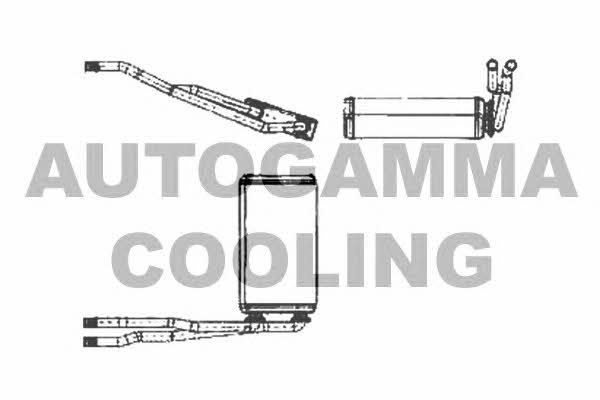 Autogamma 102540 Heat exchanger, interior heating 102540