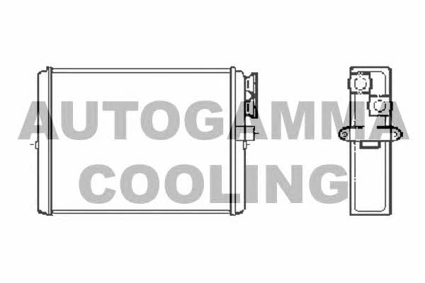 Autogamma 102552 Heat exchanger, interior heating 102552