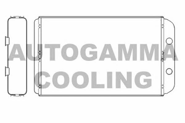 Autogamma 102554 Heat exchanger, interior heating 102554