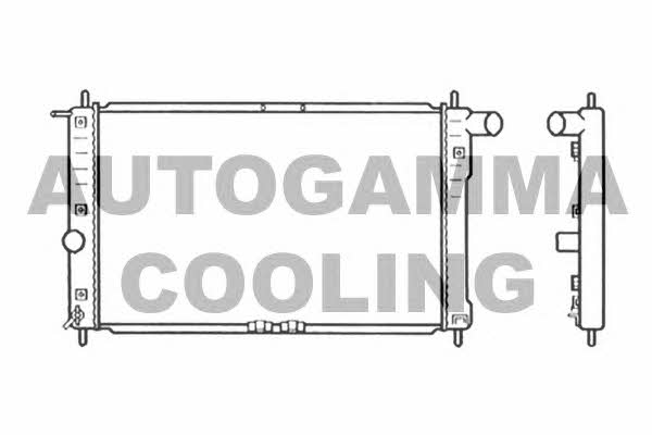Autogamma 102587 Radiator, engine cooling 102587