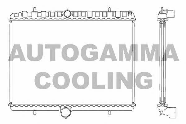 Autogamma 105123 Radiator, engine cooling 105123