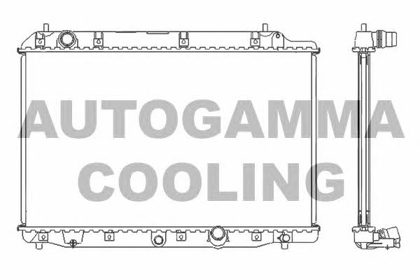 Autogamma 105126 Radiator, engine cooling 105126