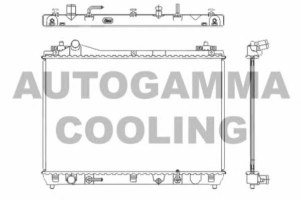 Autogamma 105138 Radiator, engine cooling 105138