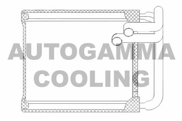 Autogamma 105147 Heat exchanger, interior heating 105147