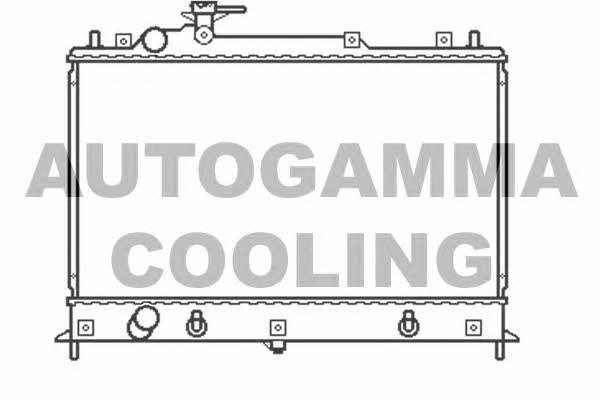 Autogamma 105166 Radiator, engine cooling 105166
