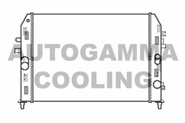 Autogamma 105167 Radiator, engine cooling 105167