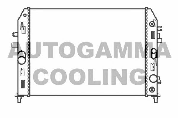 Autogamma 105168 Radiator, engine cooling 105168