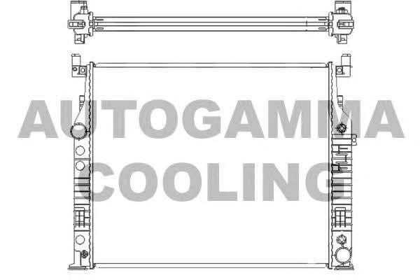 Autogamma 105169 Radiator, engine cooling 105169