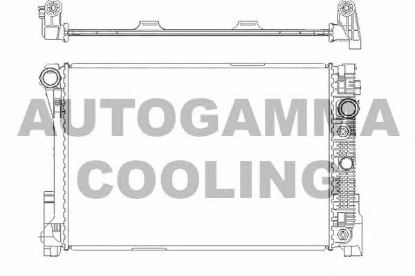 Autogamma 105172 Radiator, engine cooling 105172