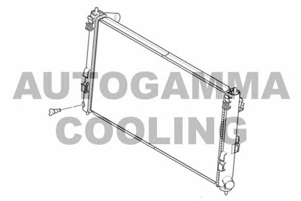Autogamma 105174 Radiator, engine cooling 105174