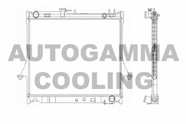 Autogamma 105207 Radiator, engine cooling 105207