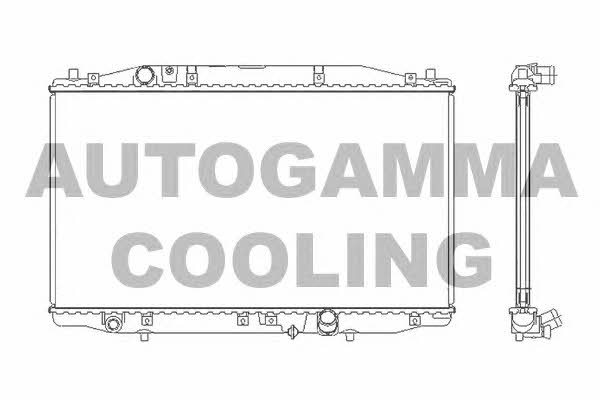 Autogamma 105211 Radiator, engine cooling 105211