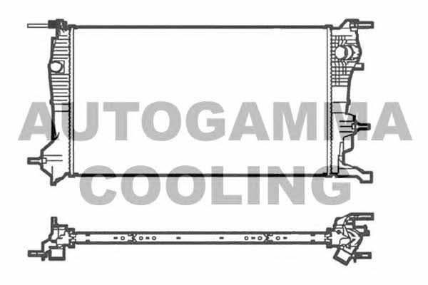 Autogamma 105218 Radiator, engine cooling 105218