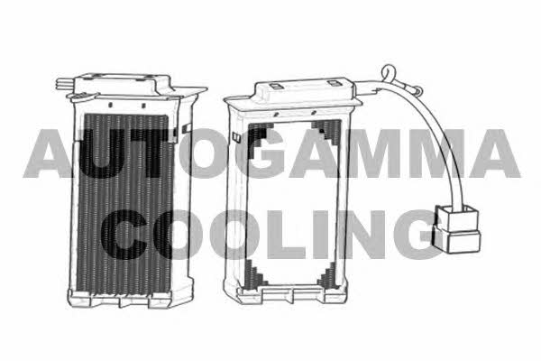 Autogamma 105235 Heat exchanger, interior heating 105235