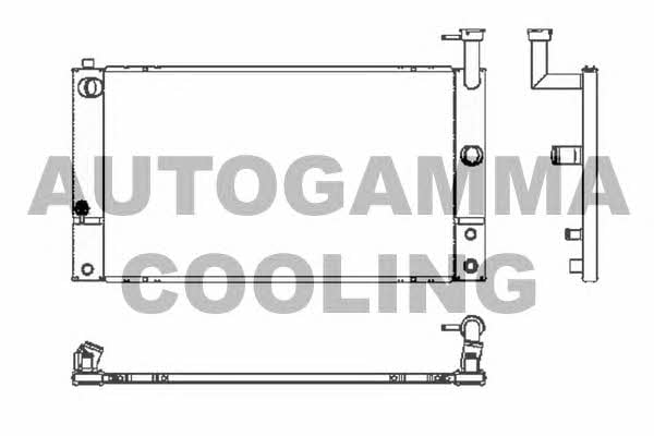 Autogamma 105250 Radiator, engine cooling 105250