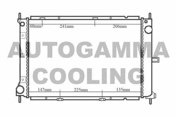 Autogamma 105263 Radiator, engine cooling 105263