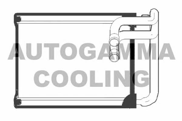 Autogamma 105276 Heat exchanger, interior heating 105276