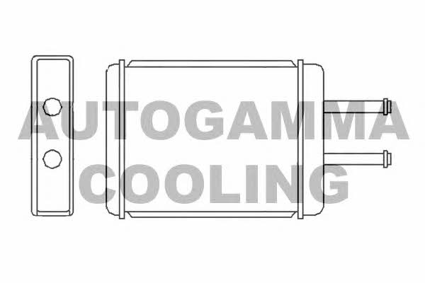 Autogamma 105279 Heat exchanger, interior heating 105279